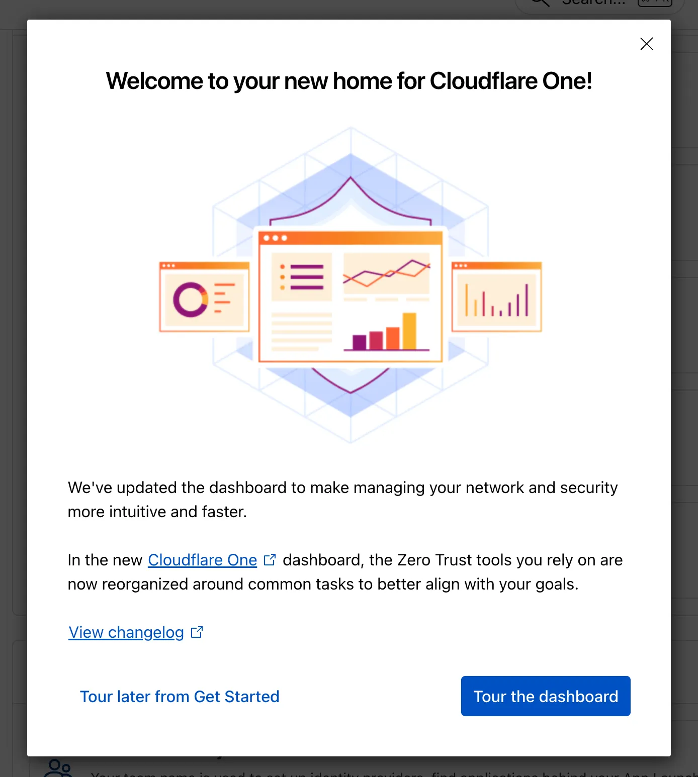 Cloudflare One Dash Changes